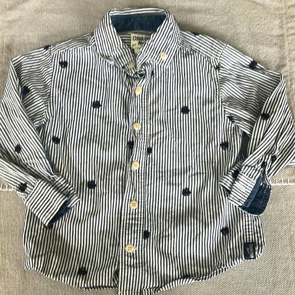 Toddler Boy Button down Shirt